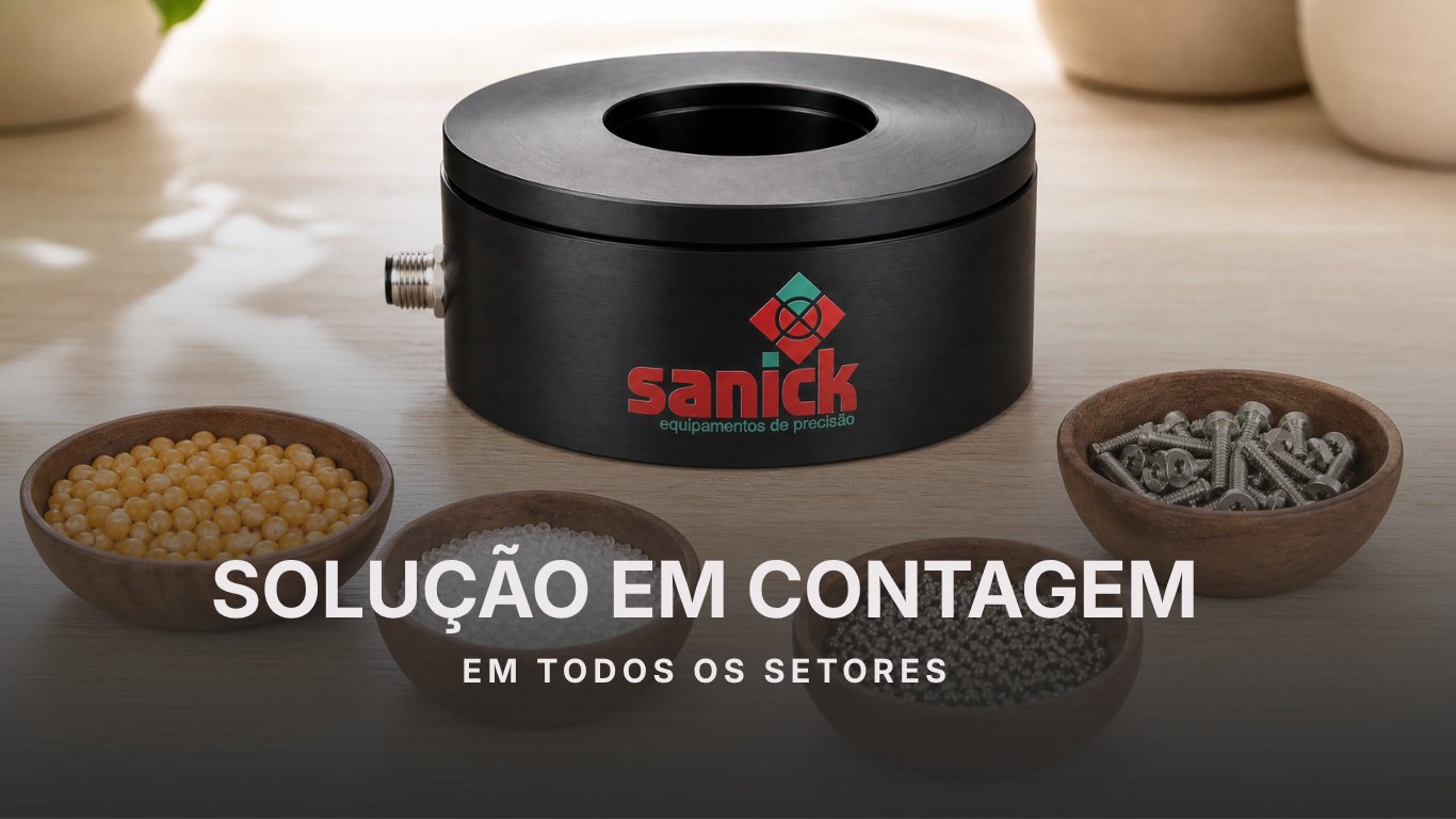 Sanick Intelicount — solução de contagem para todos os setores, com amostras de grãos, sementes e parafusos